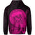 Tropic Hibiscus Seal of Hawaii Hoodie Pink - Polynesian Pride