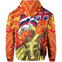 Polynesian Protect Mauna Kea Flag of Hawaii Zip Hoodie - Polynesian Pride