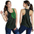 Polynesian Women Racerback Tank - Polynesian Tattoo Style Version 2 Green - Polynesian Pride