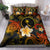 Chuuk Polynesian Bedding Set - Lauhala Turtle Plumeria Tropical Black - Polynesian Pride