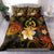 Vanuatu Polynesian Bedding Set - Lauhala Turtle Plumeria Tropical Black - Polynesian Pride