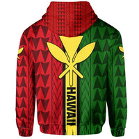 Kanaka Polynesian Hoodie Zip Energetic - Polynesian Pride