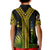 (Custom Personalised) Vanuatu Malampa Province KID Polo Shirt Unique Black & Gold LT7 - Polynesian Pride