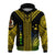 Custom Vanuatu Malampa Province Zip up Hoodie Unique Black & Gold LT7 Unisex Black - Polynesian Pride