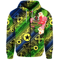 Custom Vanuatu Malampa Hoodie Independence Be Proud LT8 - Polynesian Pride