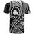 Custom Mangaia Cook Islands T Shirt Black Polynesian Wave Style LT9 - Polynesian Pride