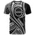 Mangaia Cook Islands T Shirt Black Polynesian Wave Style LT9 Adult Black - Polynesian Pride