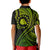 Mangaia Cook Islands Polo Shirt Green Polynesian Wave Style LT9 - Polynesian Pride