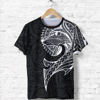 New Zealand Maori T Shirt, Wolf Tattoo Shirt Unisex Black - Polynesian Pride