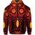 Marquesas Islands Zip Hoodie Marquesan Tattoo Original Style Red LT8 - Polynesian Pride