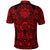 Marquesas Islands Polo Shirt Marquesan Tattoo Unique Style Red LT8 - Polynesian Pride