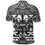 Custom Marquesas Islands Polo Shirt Marquesan Tattoo Simple Style Black LT8 - Polynesian Pride