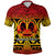 Marquesas Islands Polo Shirt Marquesan Tattoo Simple Style Gradient Red LT8 - Polynesian Pride