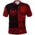 Custom Marquesas Islands Polo Shirt Marquesan Tattoo Unique Style Red LT8 - Polynesian Pride