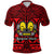 Custom Marquesas Islands Polo Shirt Marquesan Tattoo Simple Style Red LT8 - Polynesian Pride