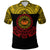 Custom Marquesas Islands Polo Shirt Marquesan Tattoo Simplified Version Yellow LT8 - Polynesian Pride