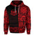 Marquesas Islands Zip Hoodie Marquesan Tattoo Unique Style Red LT8 - Polynesian Pride