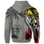 Marquesas Islands Zip up Hoodie Classical Coconut Tree - Polynesian Pride