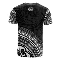 Marquesas Islands All Over T Shirt Marquesas Islands Tiki Face Polynesian Tribal Black Version - Polynesian Pride