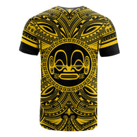Marquesas Islands All T Shirt Marquesas Islands Coat Of Arms Polynesian Gold Black - Polynesian Pride