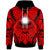 Marshall Islands Hoodie Classic Vignette Style Unisex Red - Polynesian Pride