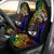 Marshall Islands Car Seat Covers - Rainbow Polynesian Pattern Crest Universal Fit Rainbow - Polynesian Pride