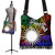 Marshall Islands Custom Personalised Boho Handbag - Rainbow Polynesian Pattern - Polynesian Pride