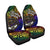 Marshall Islands Car Seat Covers - Rainbow Polynesian Pattern Crest - Polynesian Pride