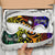 Marshall Islands Custom Personalised Sneakers - Rainbow Polynesian Pattern - Polynesian Pride