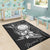 Marshall Islands Area Rug - Fish With Plumeria Flowers Style - Polynesian Pride