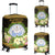 Marshall Islands Luggage Covers - Polynesian Gold Patterns Collection Black - Polynesian Pride