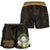 Marshall Islands Women's Shorts - Polynesian Gold Patterns Collection - Polynesian Pride