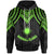 Marshall Islands Hoodie Polynesian Armor Style Green Unisex Green - Polynesian Pride