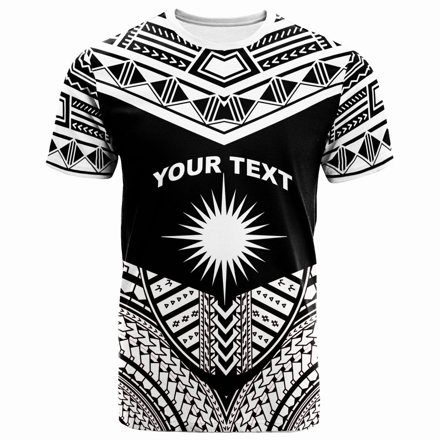 Marshall Islands Custom T Shirt Tribal Pattern Cool Style White Color Unisex White - Polynesian Pride