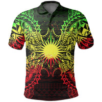 Marshall Islands Polo Shirt Marshall Islands Flag Map Polynesian Tattoo Reggae Unisex Reggae - Polynesian Pride