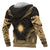 Marshall Islands Polynesian Chief Custom Hoodie Gold Version - Polynesian Pride