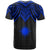 Marshall Islands Custom T Shirt Polynesian Armor Style Blue - Polynesian Pride