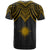 Marshall Islands T Shirt Polynesian Armor Style Gold - Polynesian Pride