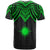 Marshall Islands T Shirt Polynesian Armor Style Green - Polynesian Pride