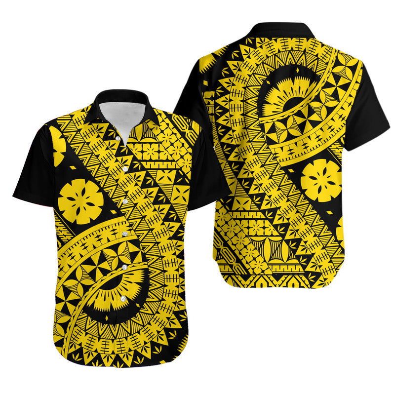 Polynesian Masi Kesa Gold Style Hawaiian Shirt LT9 Gold - Polynesian Pride
