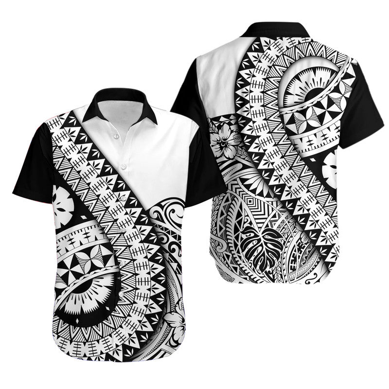 Polynesian Masi Kesa No2 Black Style Hawaiian Shirt LT9 Black - Polynesian Pride