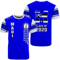 Custom Hawaii Maui High Custom Your Class T Shirt Unisex Blue - Polynesian Pride