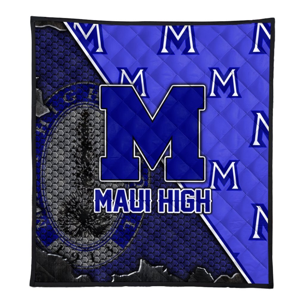 Hawaii Quilt - Maui High Premium Quilt - AH Blue - Polynesian Pride