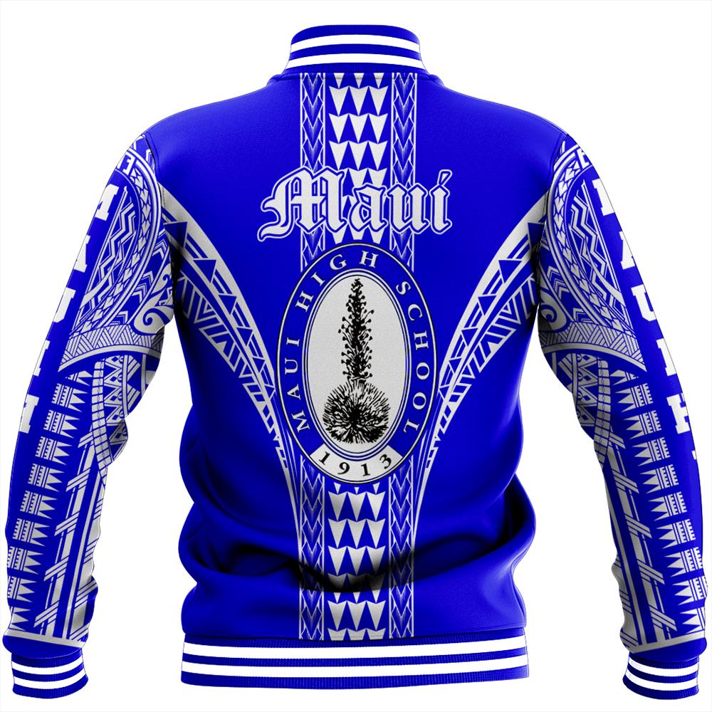 Hawaii Baseball Jacket - Maui High Baseball Jacket - AH - Polynesian Pride