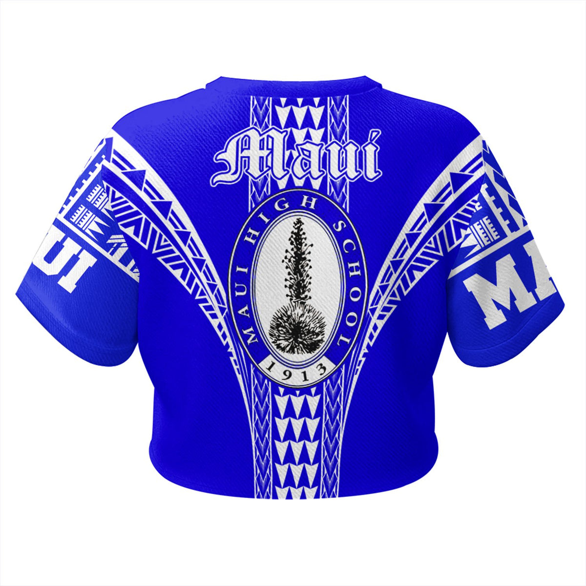 Hawaii - Maui High All - over Print Crop Top T-shirt AH - Polynesian Pride