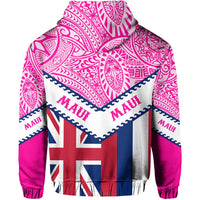 Hawaii Flag Maui Hoodie Zip Mit Style - Polynesian Pride