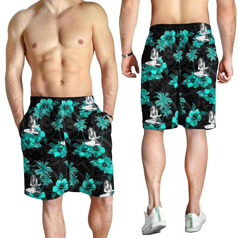 Men Shorts - Hawaii Summer Hula Girl No.4 LT6 - Polynesian Pride
