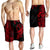 Hawaii Polynesian Warrior Kakau Men Shorts-Red LT6 - Polynesian Pride