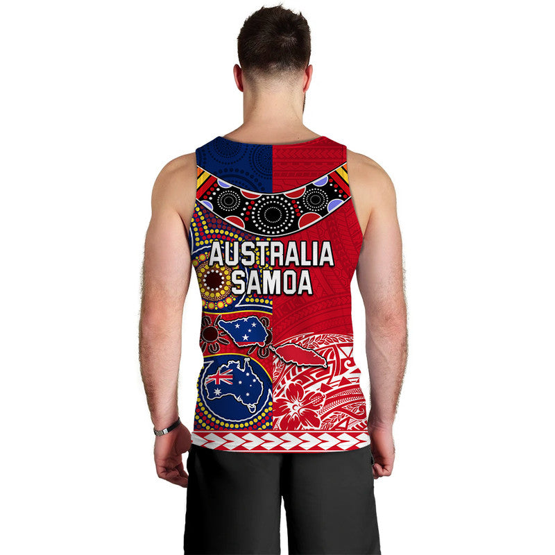 Australia Aboriginal and Samoa Polynesian Men Tank Top Boomerang LT9 - Polynesian Pride