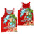 (Custom Personalised) Hawaii Mele Kalikimaka Men Tank Top Santa Claus Surfing Xmas Time LT9 Red - Polynesian Pride